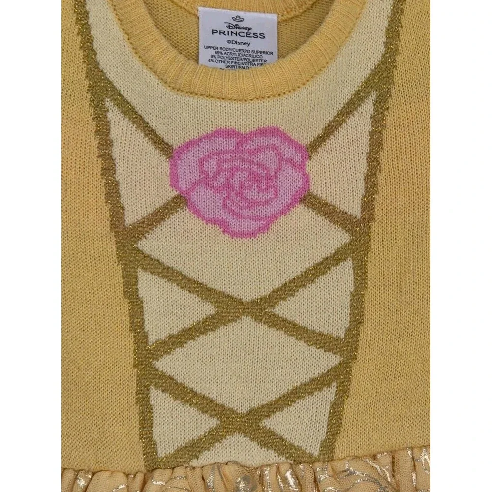 This is a Disney Princess toddler girl Belle cosplay dress in yellow -  SIZE 18M - Picture 10 of 10